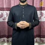 Eid Special Viral Panjab Indian Tansil Cotton Snap Button Embroidery Work Size- M-40, L-42, XL-44