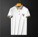 Deluxe Mesh Fabric Knitted Half-Sleeve Polo Shirt