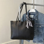 Women’s Faux Leather Shoulder Tote Bag CB50