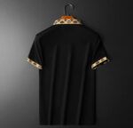 Deluxe Mesh Fabric Knitted Half-Sleeve Polo Shirt
