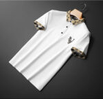 Deluxe Mesh Fabric Knitted Half-Sleeve Polo Shirt