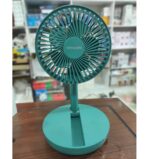 Rechargeable 5-inches Folding fan HCZ21 Green colour