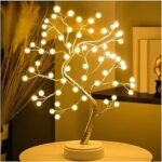 Decorative LED Tree Lamp Table top,Fairy Lights Spirit Tree, Bonsai Tree Light, Decoration for Room,Wedding,Bedroom,Gifts (36 LED Pearl) (P-1342)