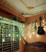 Wish Ball Leaf Curtain Light - 10 feet, 12 Wish Ball (P-3124)