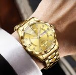 BINBOND 2521 Luxury Brand Luminous Quartz Watch For Men (full golden)
