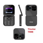 Tinstar T888 Dual Sim Standby Box Shape Folding Feature phone