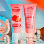 Cavier Beauty Oil Clear Cleansing Foam in Strawberry scent.